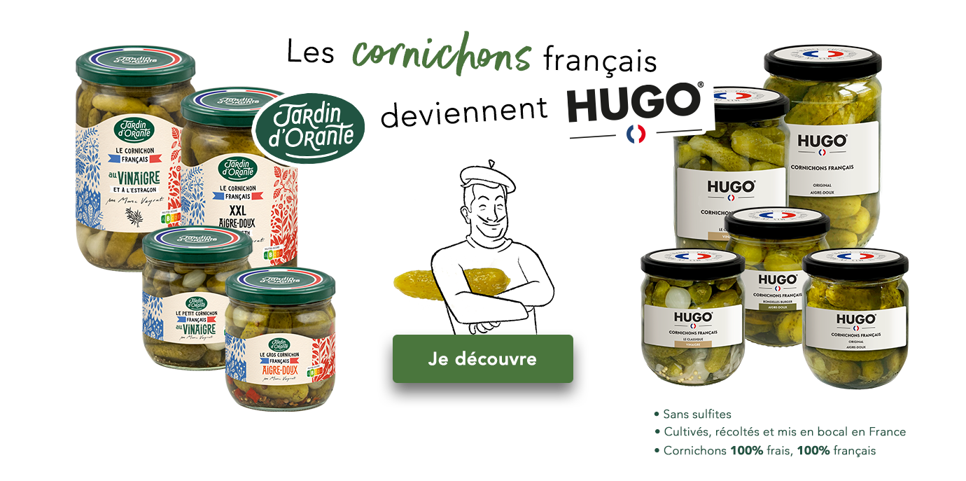 Cornichon Bio Français : cornichons BIO 100 % naturels - achat